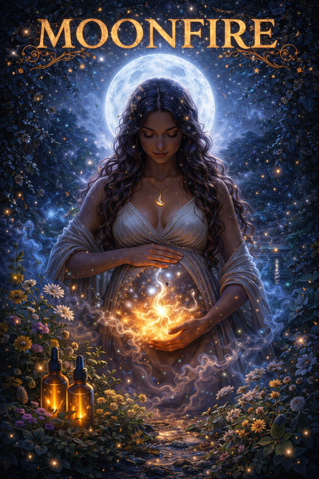SOLD OUT (MOONFIRE) - Sacred Detox Oil for Belly, Lymph & Womb Flow